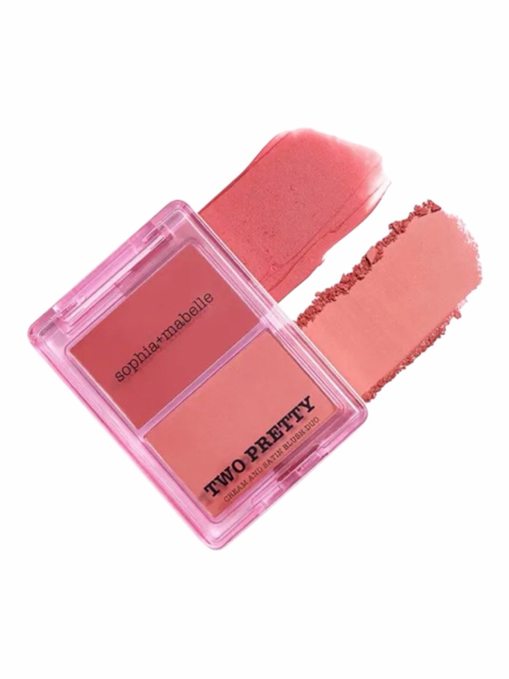 SOPHIA + MABELLE Two Pretty Cream and Satin Blush Duo